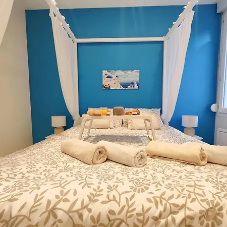 Appartement Evasion Santorin - Jacuzzi & Relax à Le Havre Extérieur photo