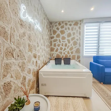 Appartement Evasion Santorin - Jacuzzi & Relax à Le Havre Extérieur photo