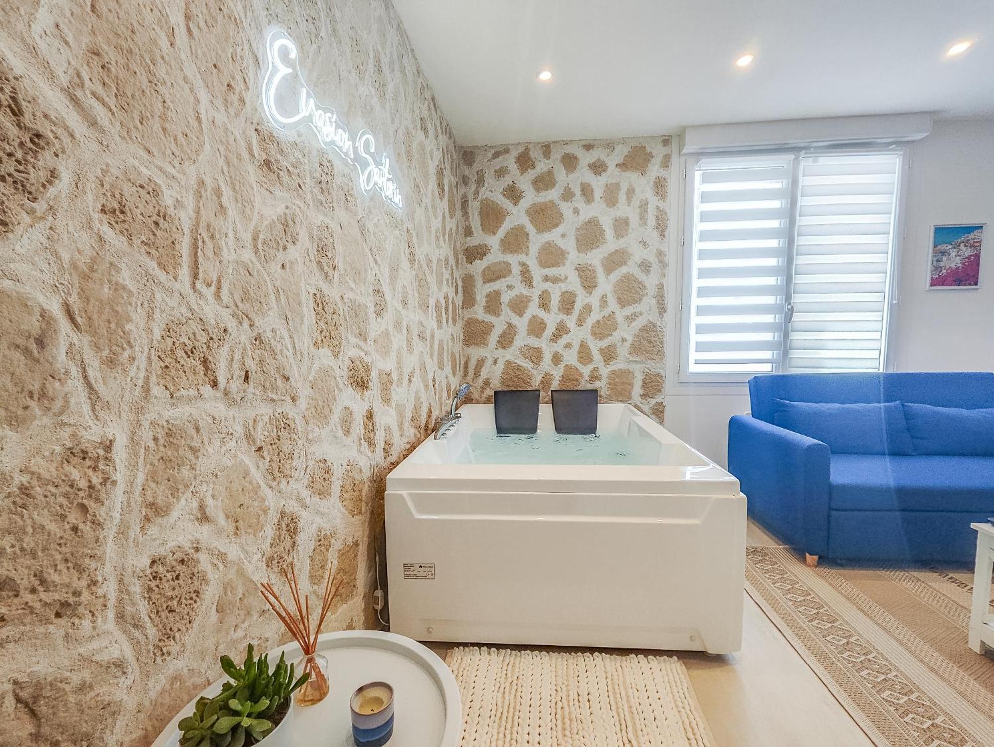 Apartment Evasion Santorin - Jacuzzi & Relax Le Havre